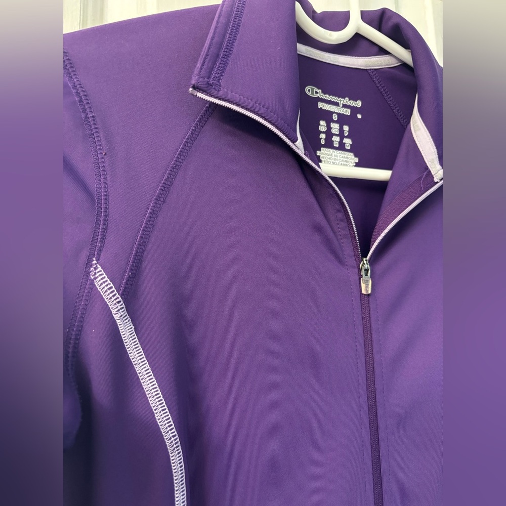 Women’s Champion Purple Full-Zip Athletic Jacket